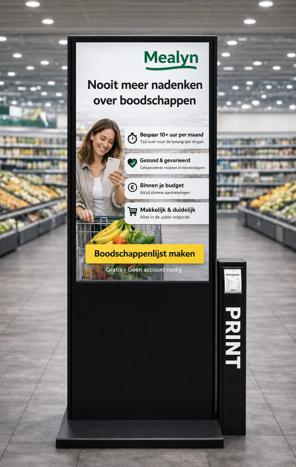 Mealyn self-service kiosk